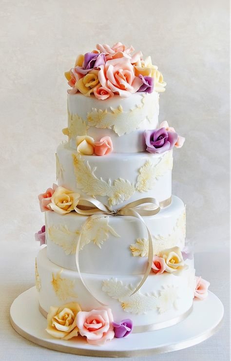 Tartas de 4 pisos para bodas
