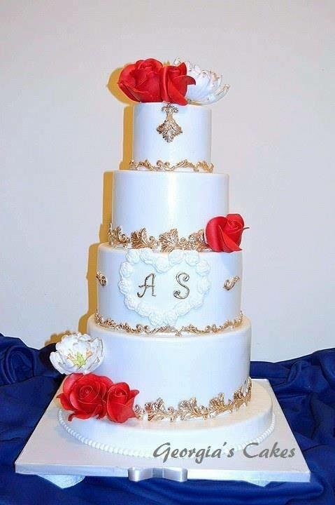 Tartas de 4 pisos para bodas