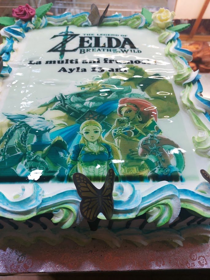 Tartas personalizada para niños Zelda Breath of the wild