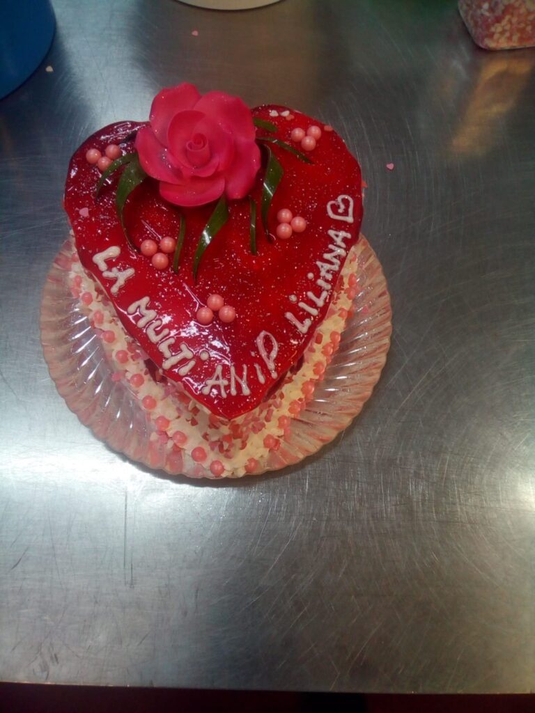 Mini tartas en forma de corazón para San Valentín