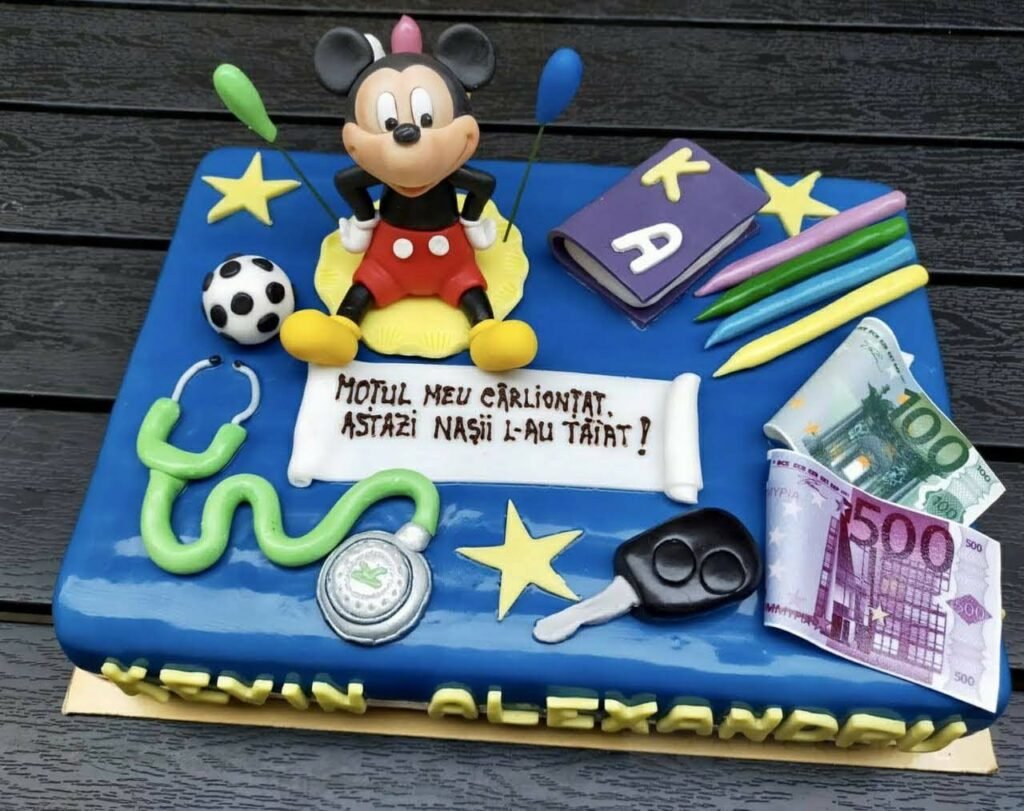 Tartas personalizada para niños Mickey Mouse